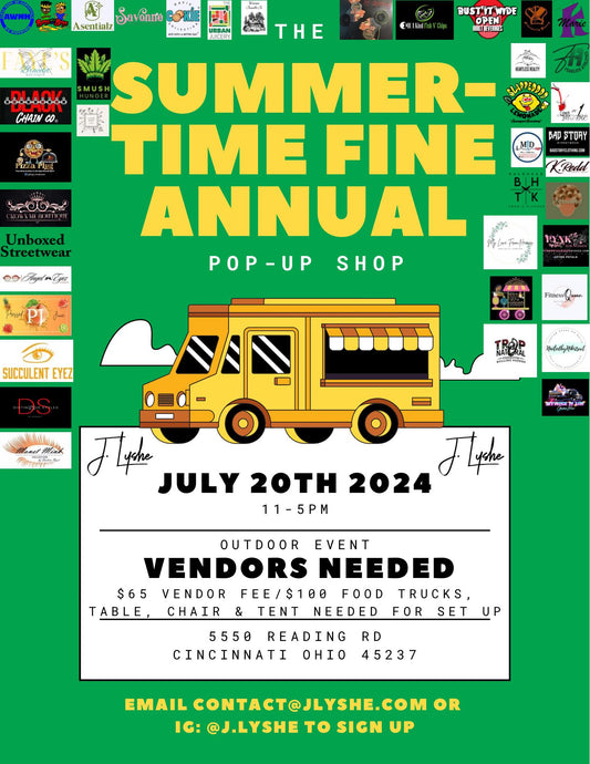 Summer Time Fine Pop Up July 20th